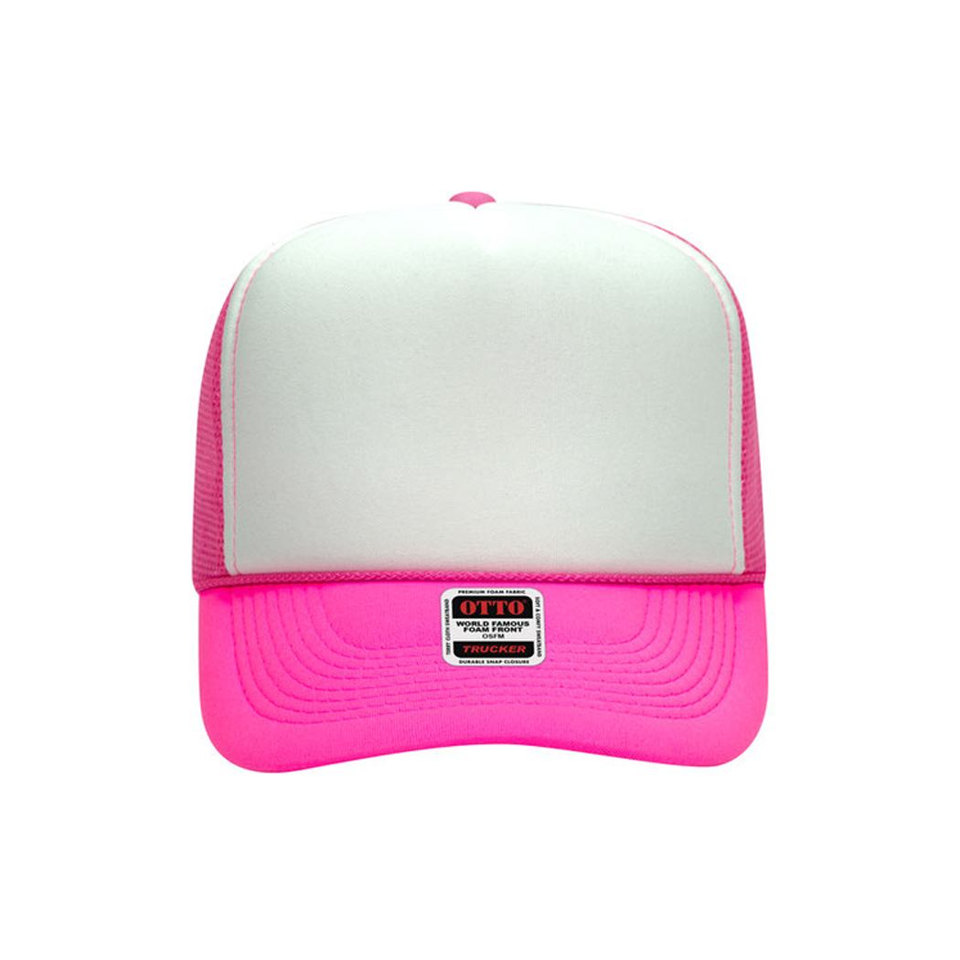 High Profile Mesh Back Foam Trucker Cap