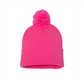 Pom Pom 12" Knit Cuffed Beanie