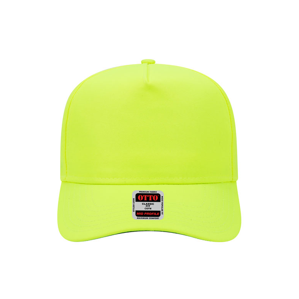 5-Panel Mid Profile Structured Baseball Cap