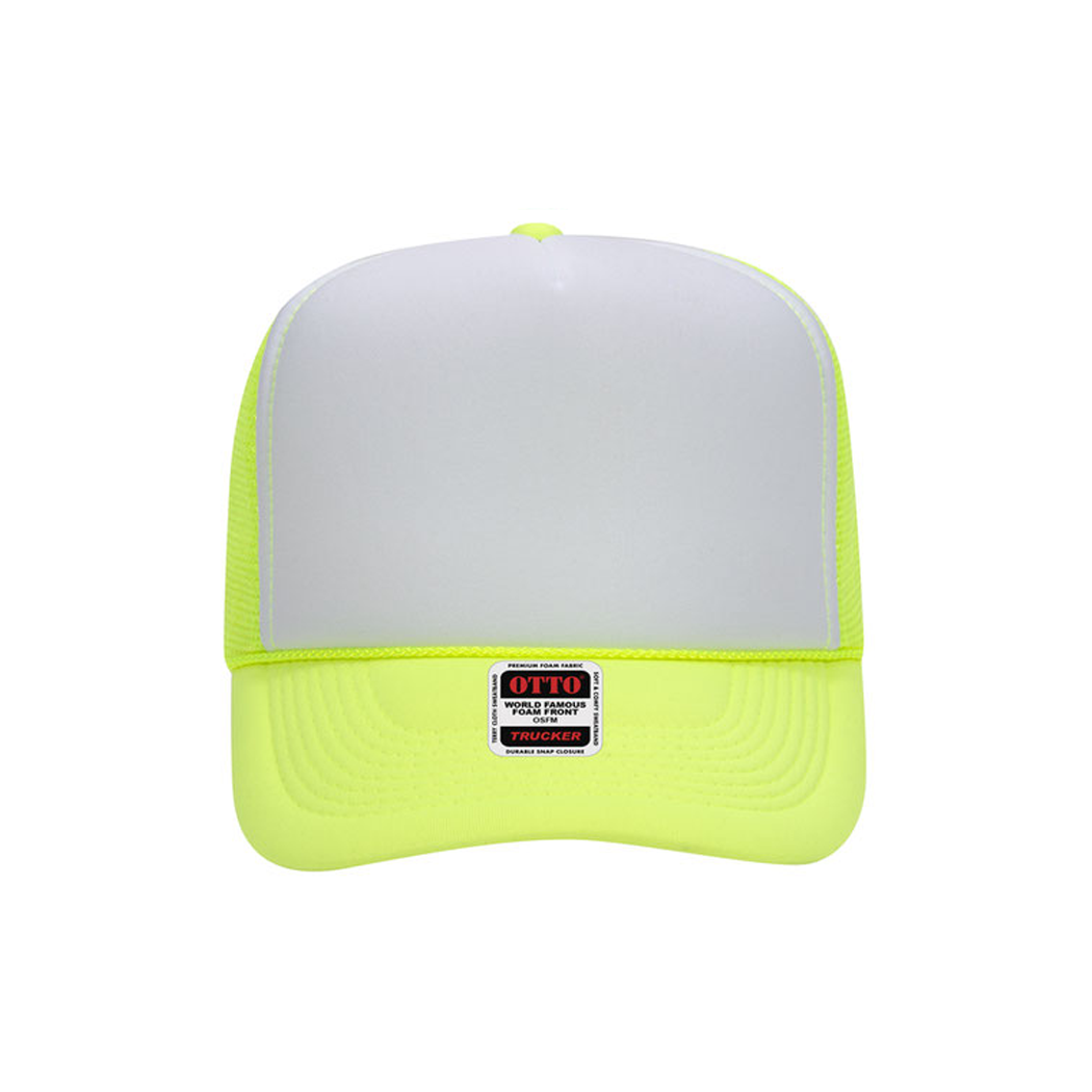 High Profile Mesh Back Foam Trucker Cap