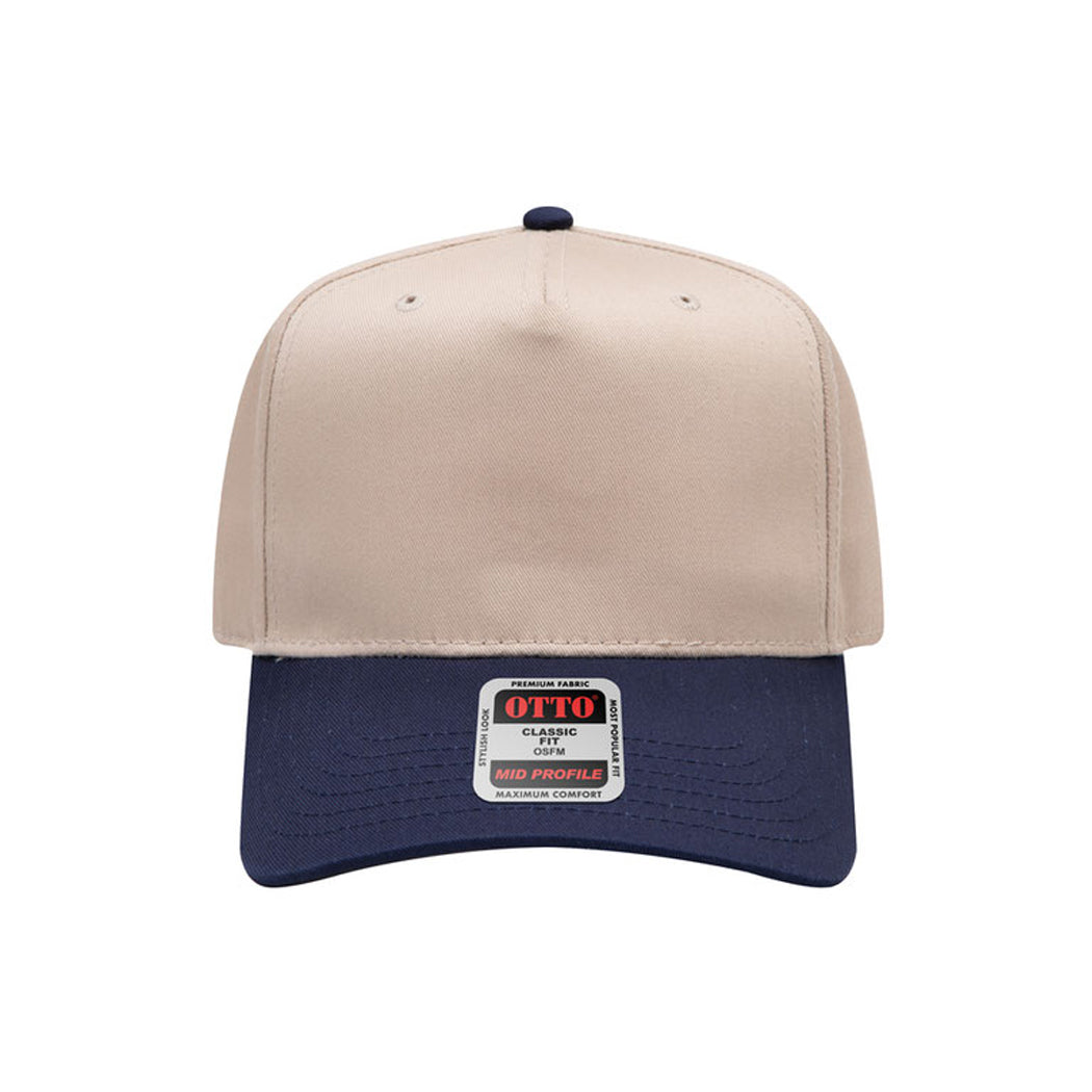 5-Panel Mid Profile Structured Baseball Cap