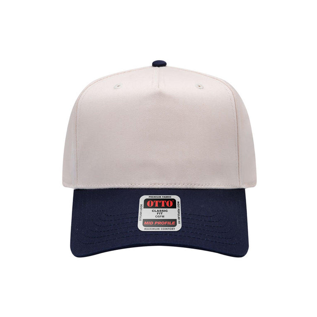 5-Panel Mid Profile Structured Baseball Cap