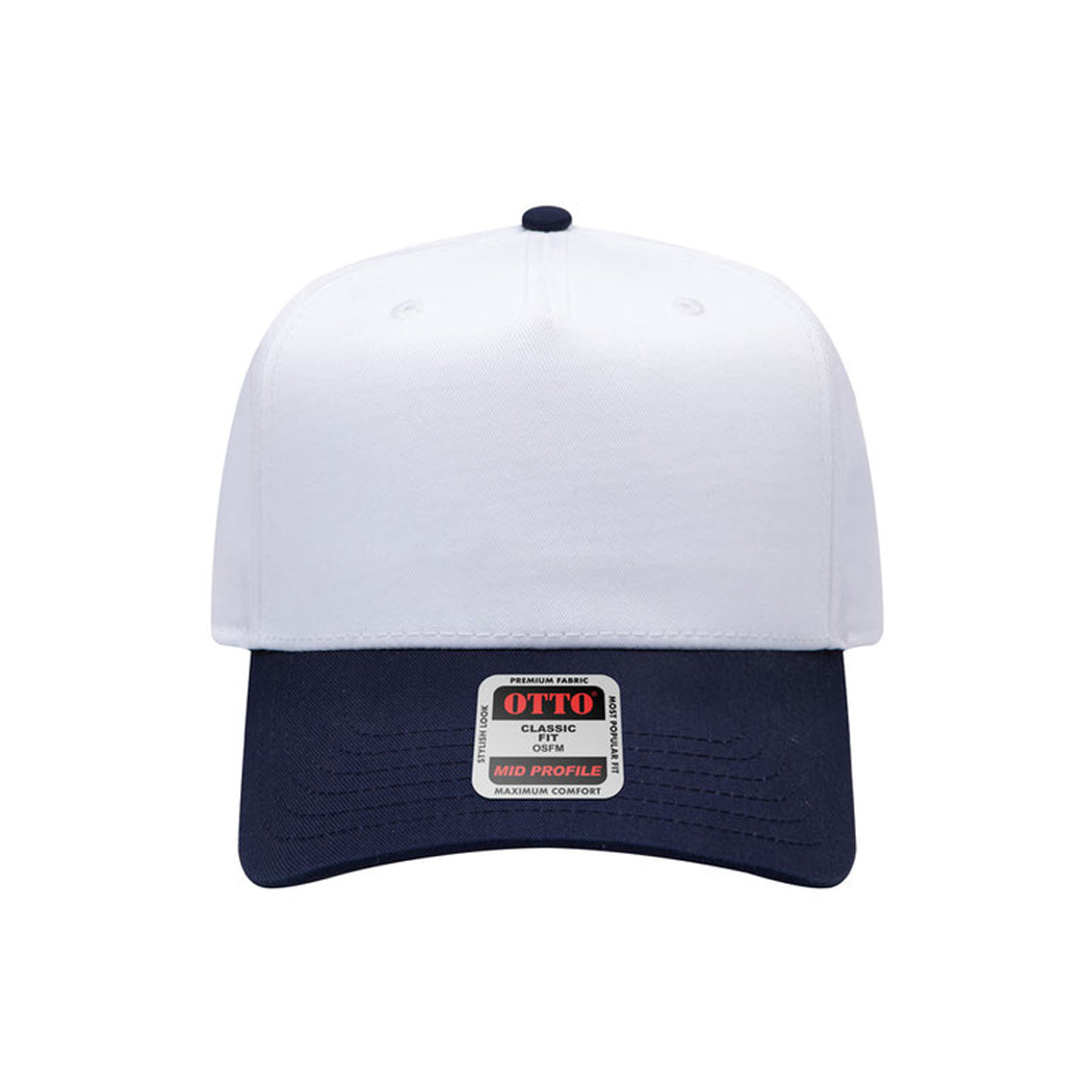 5-Panel Mid Profile Structured Baseball Cap