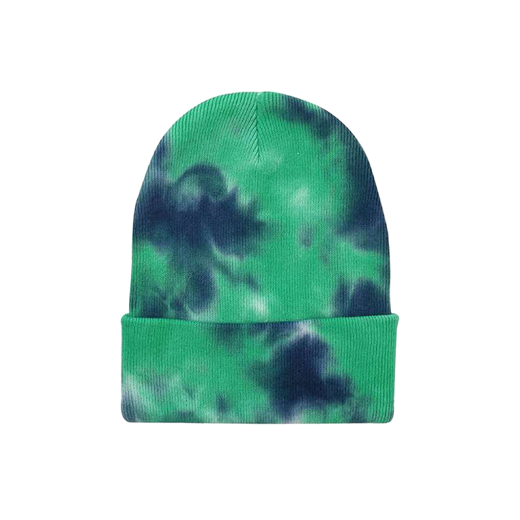 12" Tie-Dyed Knit Cuffed Beanie