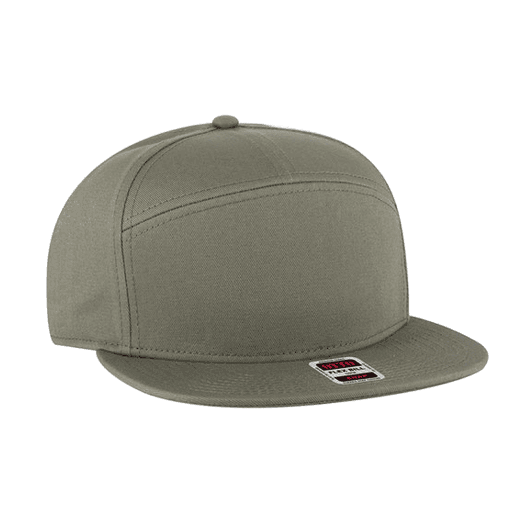 7 Panel Mid Profile Snapback Camper Hat