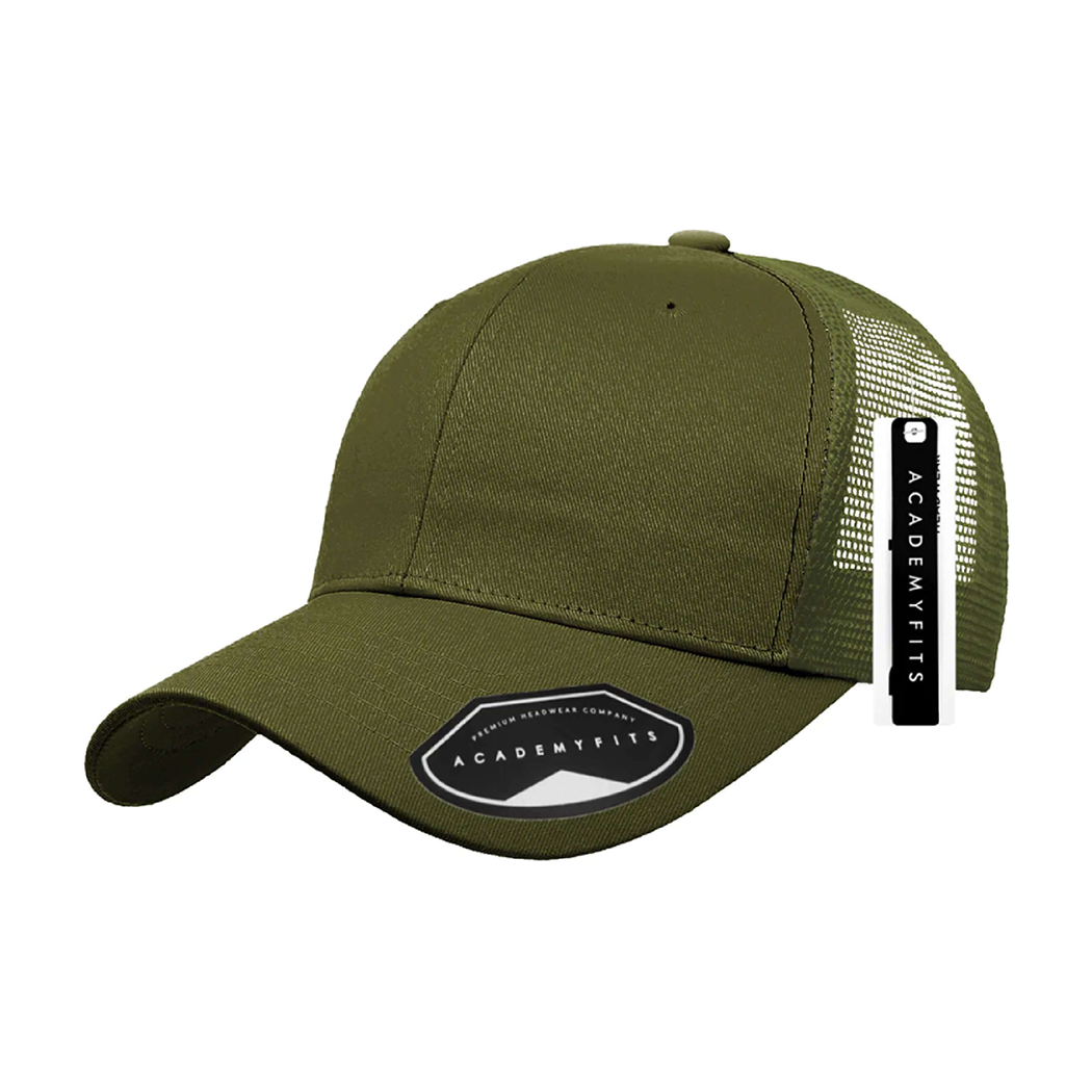 Mid Profile Cotton Curve Trucker Hat