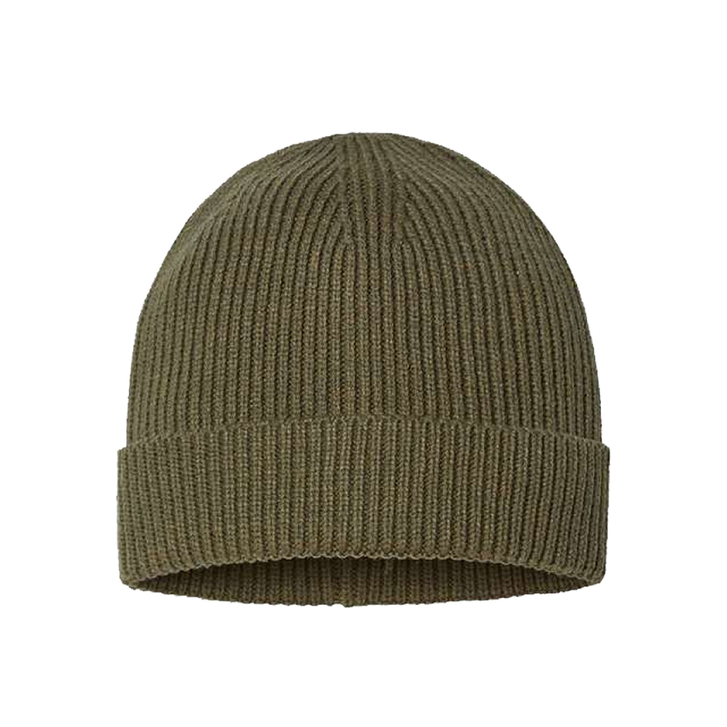 Sustainable Fine Rib Cuffed Beanie