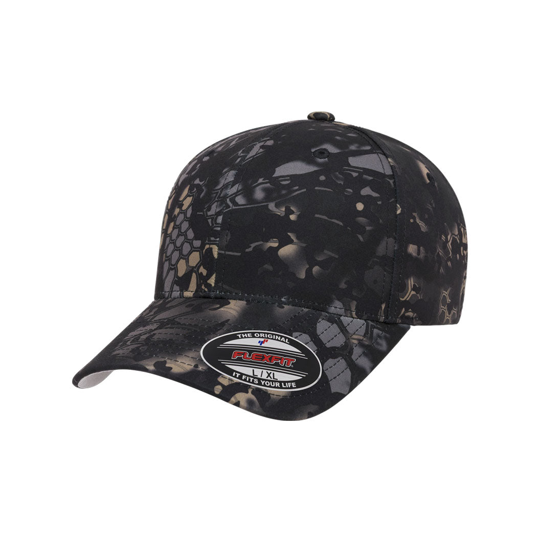 Flexfit Kryptek Polyester Water Repellent Fitted Cap