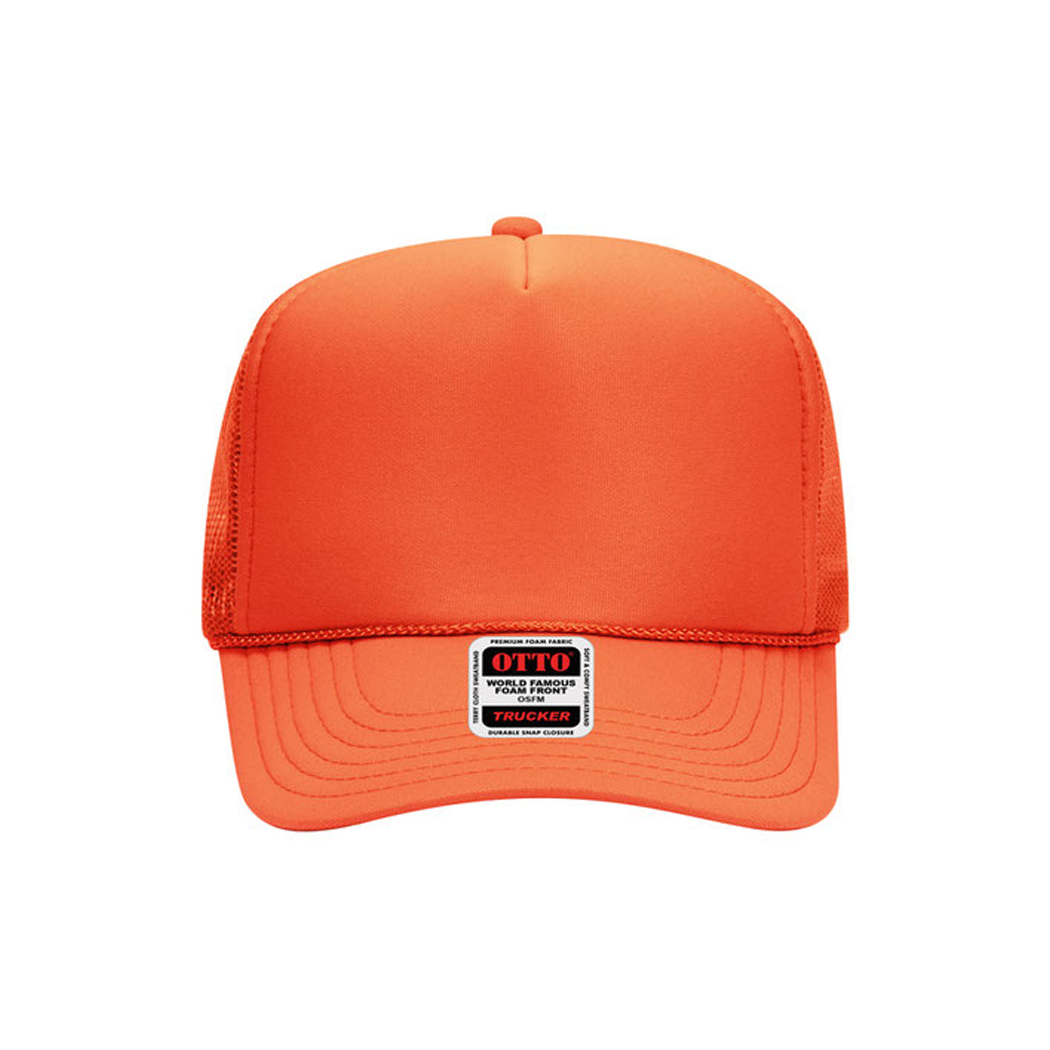 High Profile Mesh Back Foam Trucker Cap