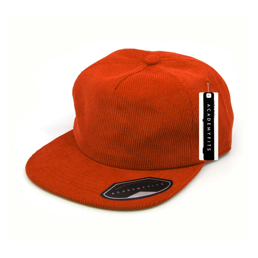 Corduroy Buckle Strapback Hat