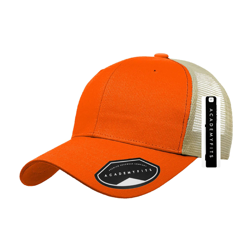 Mid Profile Cotton Curve Trucker Hat