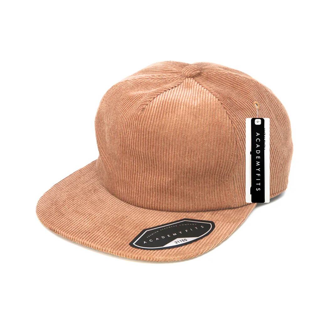 Corduroy Buckle Strapback Hat