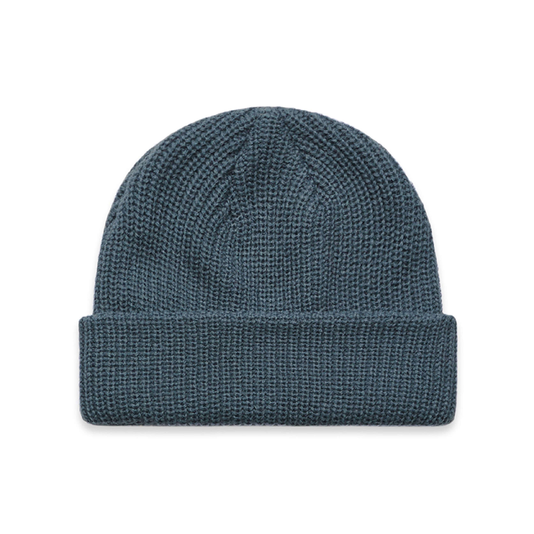 Fisherman Style Ribbed Knit Cable Beanie