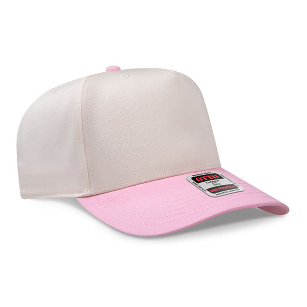 5-Panel Mid Profile Structured Baseball Cap