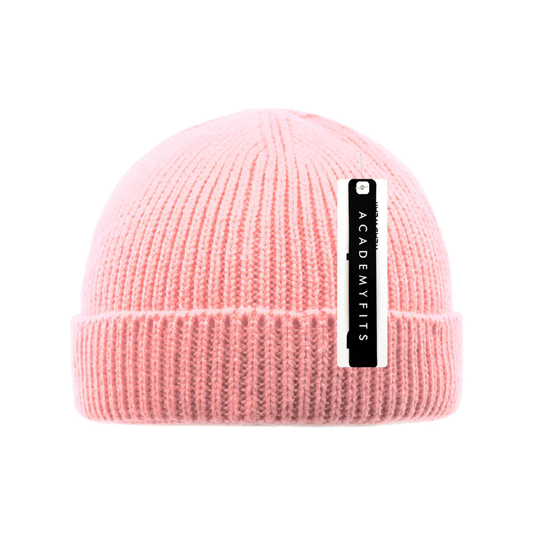 Short Skater Knit Cuffed Beanie