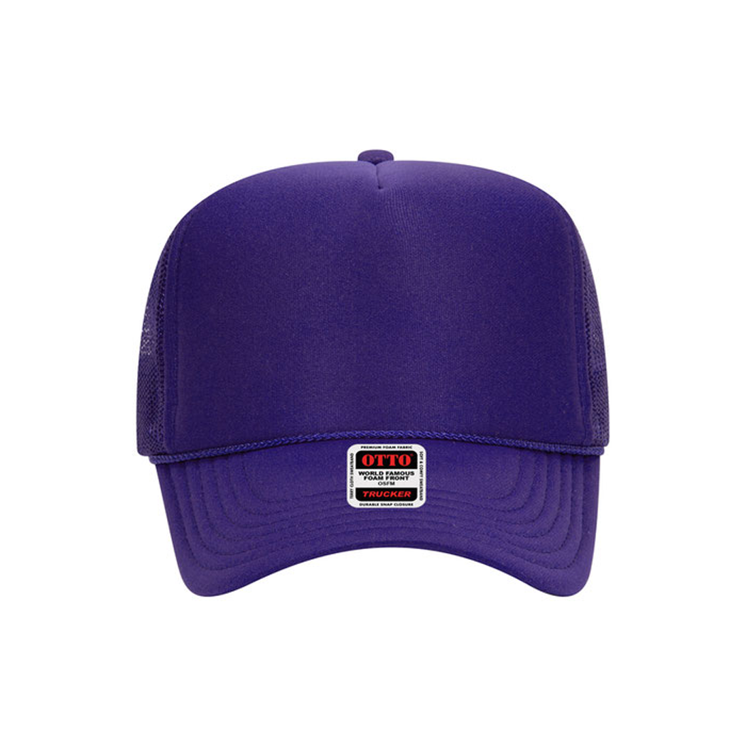 High Profile Mesh Back Foam Trucker Cap