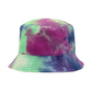 Tie-Dyed Cotton Bucket Hat