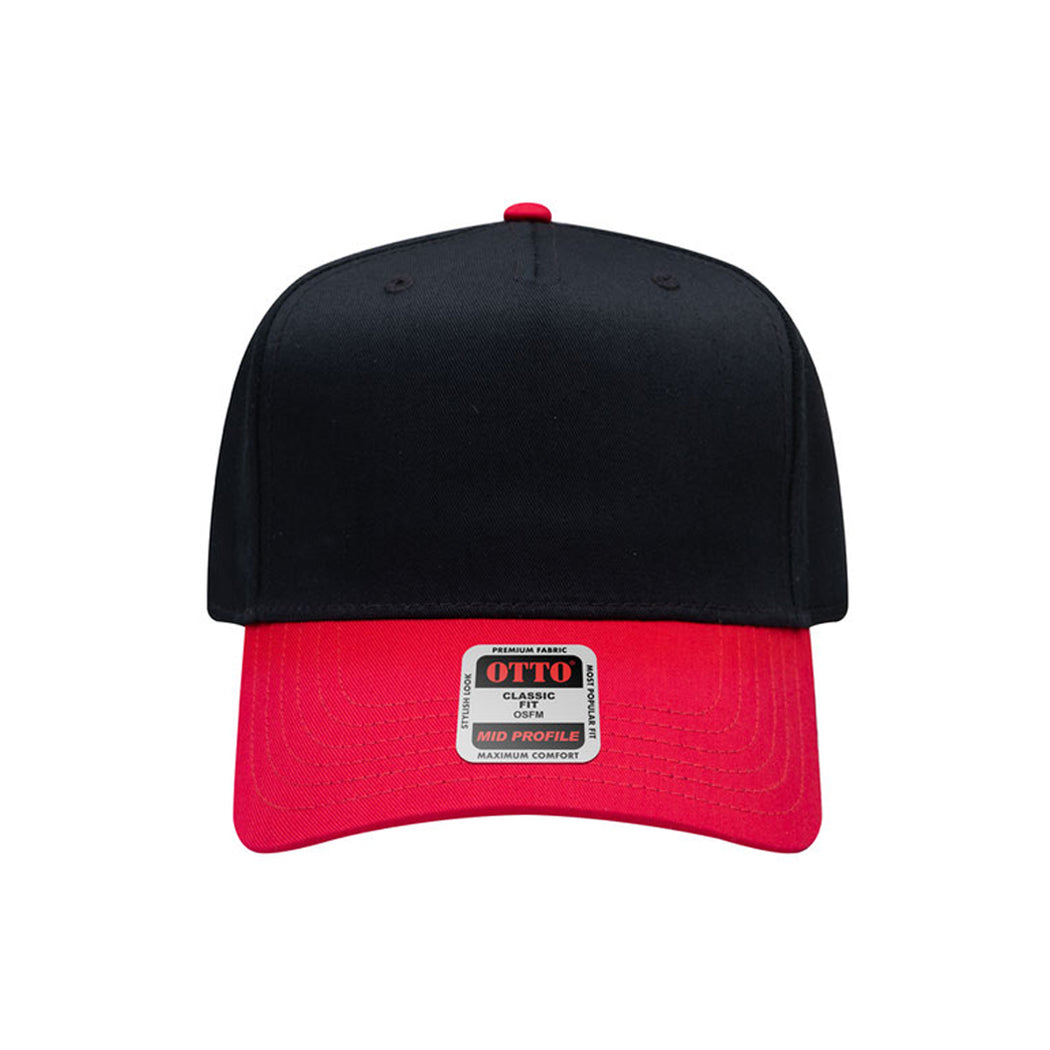 5-Panel Mid Profile Structured Baseball Cap