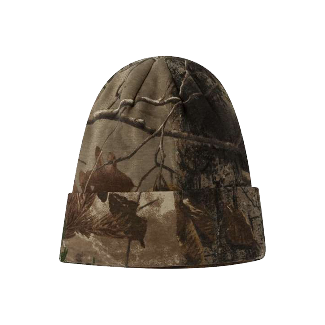 12" Licensed Camo Cuffed Interior Lining Knit Beanie