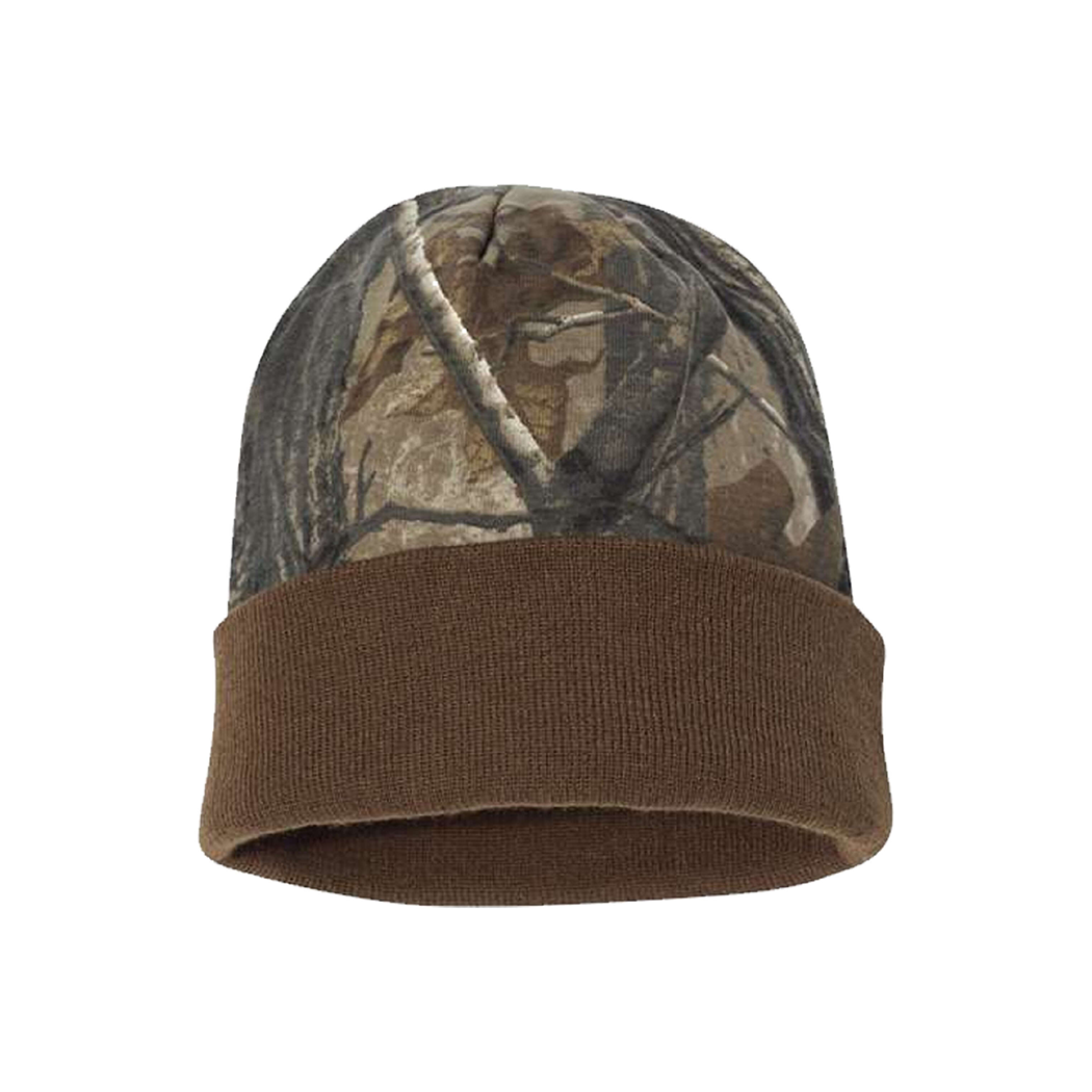 12" Licensed Camo Cuffed Knit Beanie