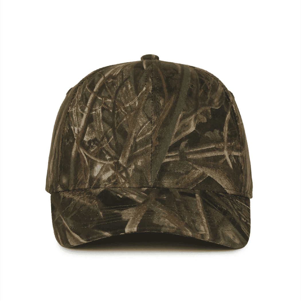 Structured 6-Panel Print Hat w/ Velcro Back