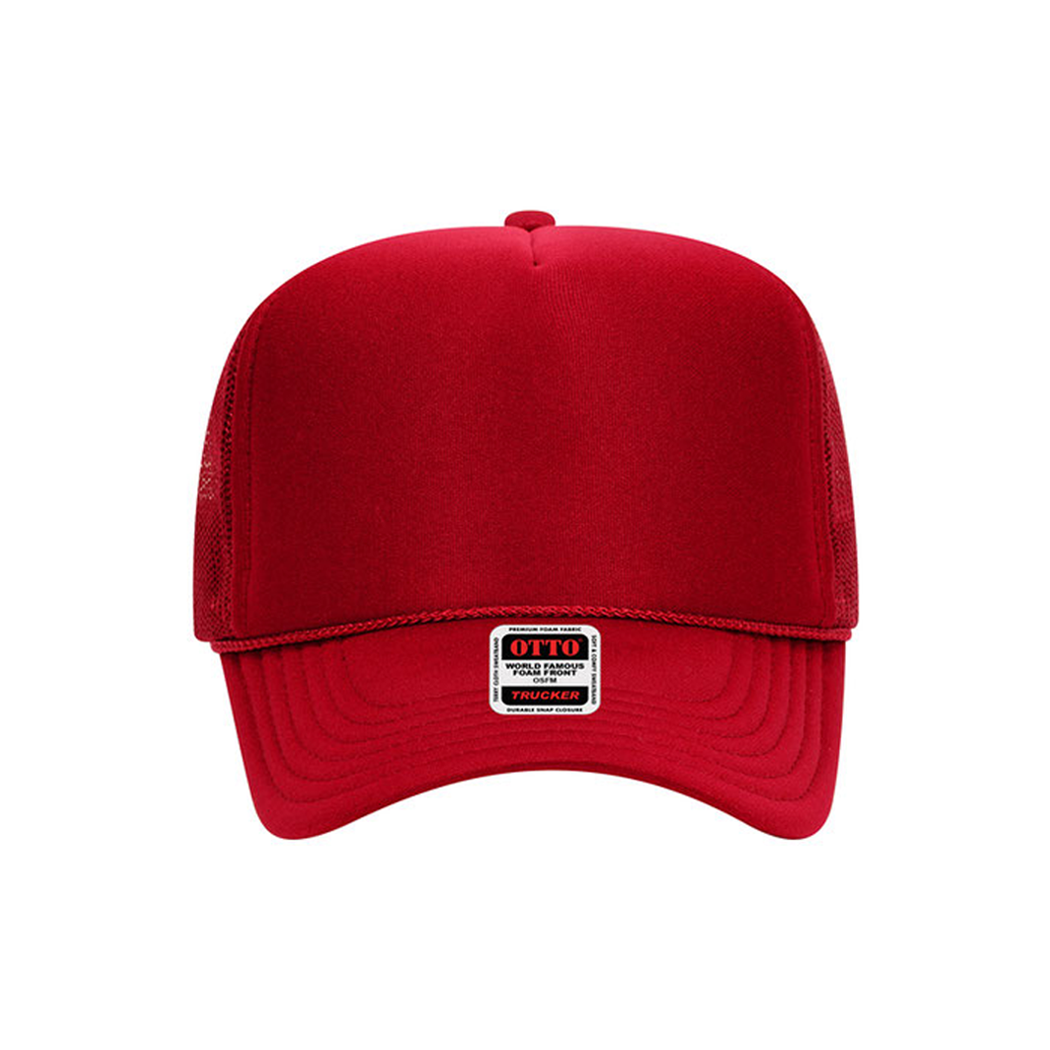 High Profile Mesh Back Foam Trucker Cap