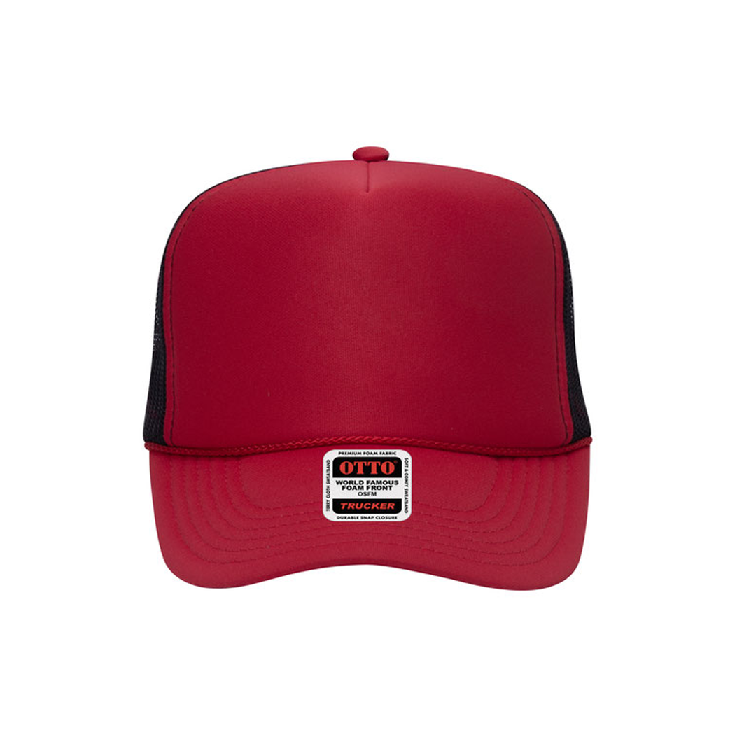 High Profile Mesh Back Foam Trucker Cap