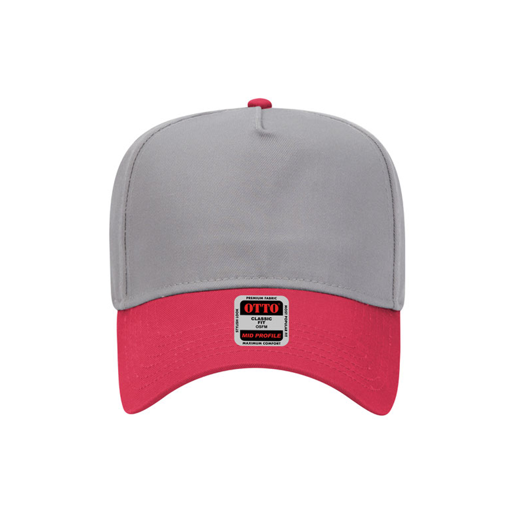 5-Panel Mid Profile Structured Baseball Cap