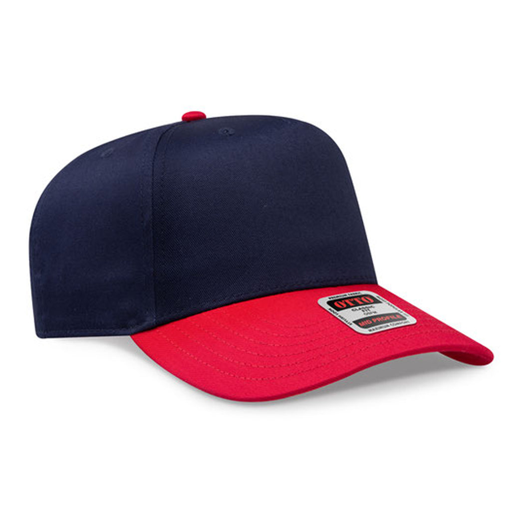 5-Panel Mid Profile Structured Baseball Cap