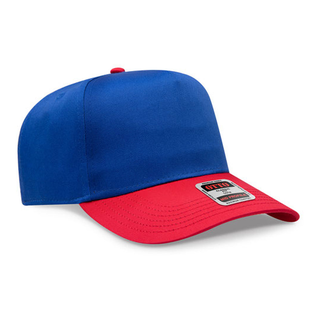 5-Panel Mid Profile Structured Baseball Cap