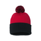 Pom Pom 12" Knit Cuffed Beanie