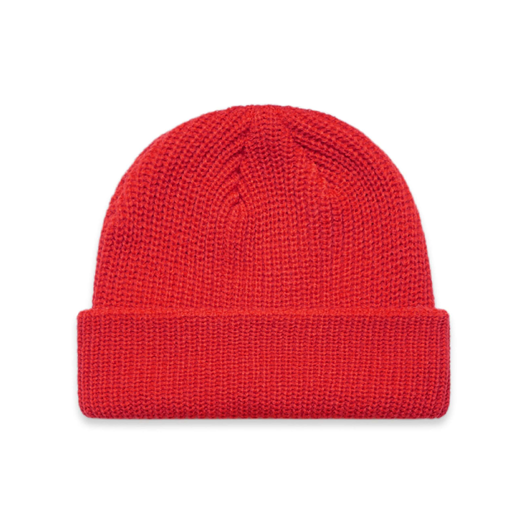 Fisherman Style Ribbed Knit Cable Beanie