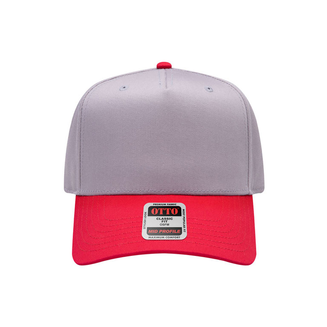 5-Panel Mid Profile Structured Baseball Cap