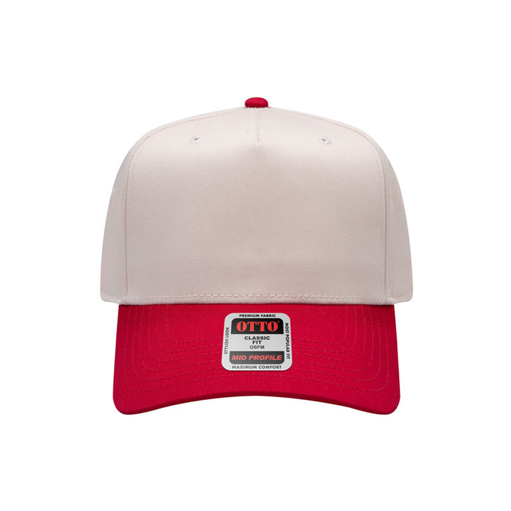 5-Panel Mid Profile Structured Baseball Cap