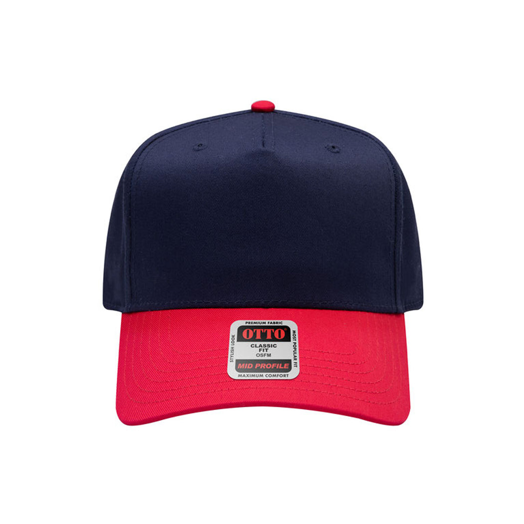 5-Panel Mid Profile Structured Baseball Cap