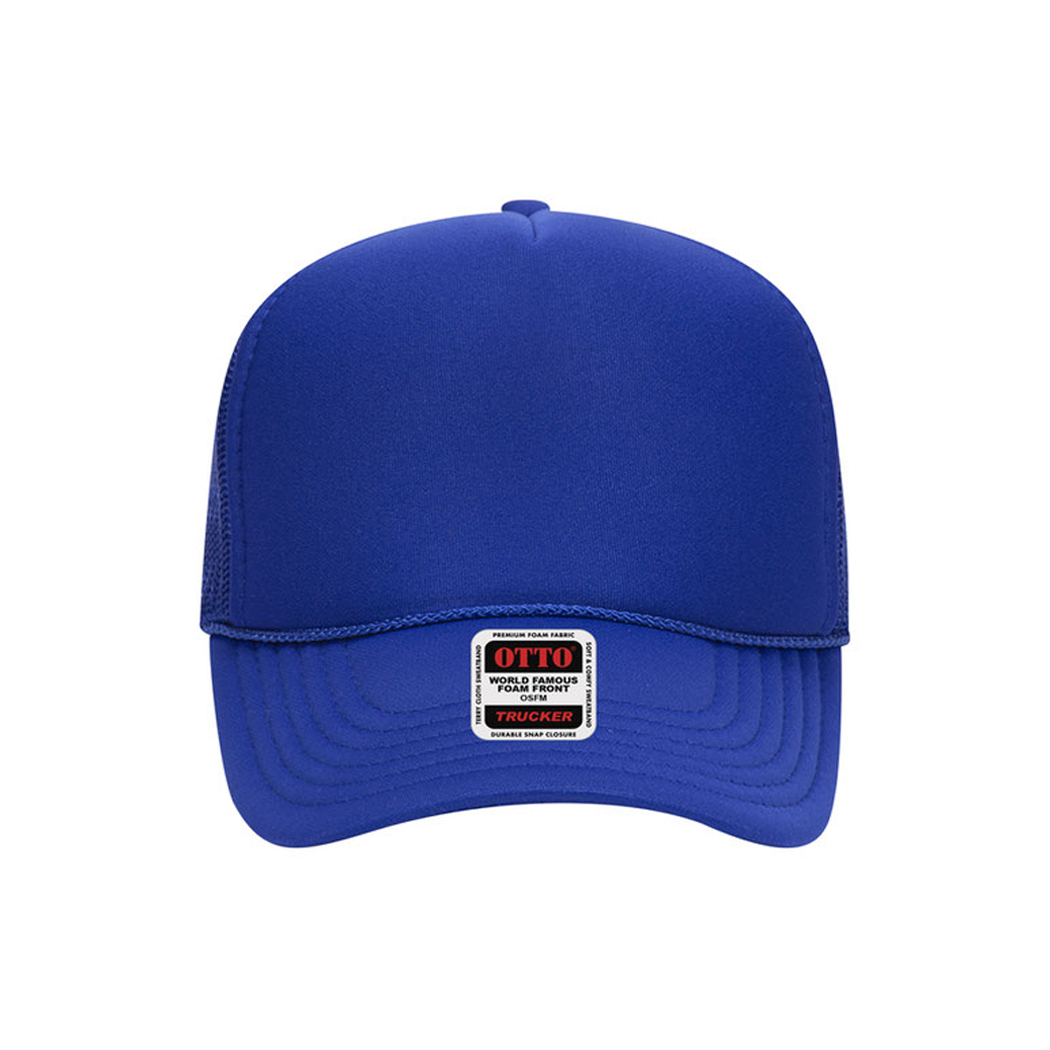 5 Panel Mid Profile Mesh Back Foam Trucker Hat