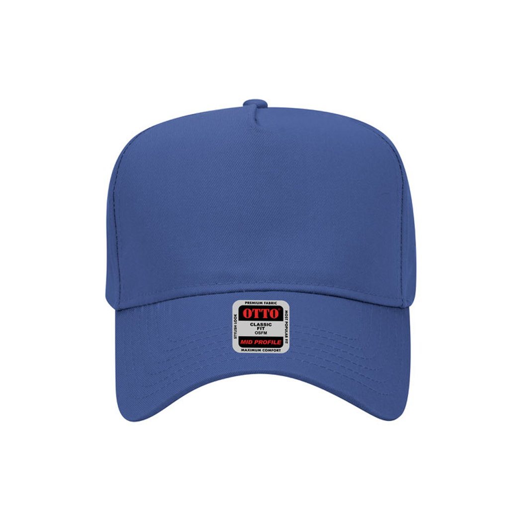 5-Panel Mid Profile Structured Baseball Cap