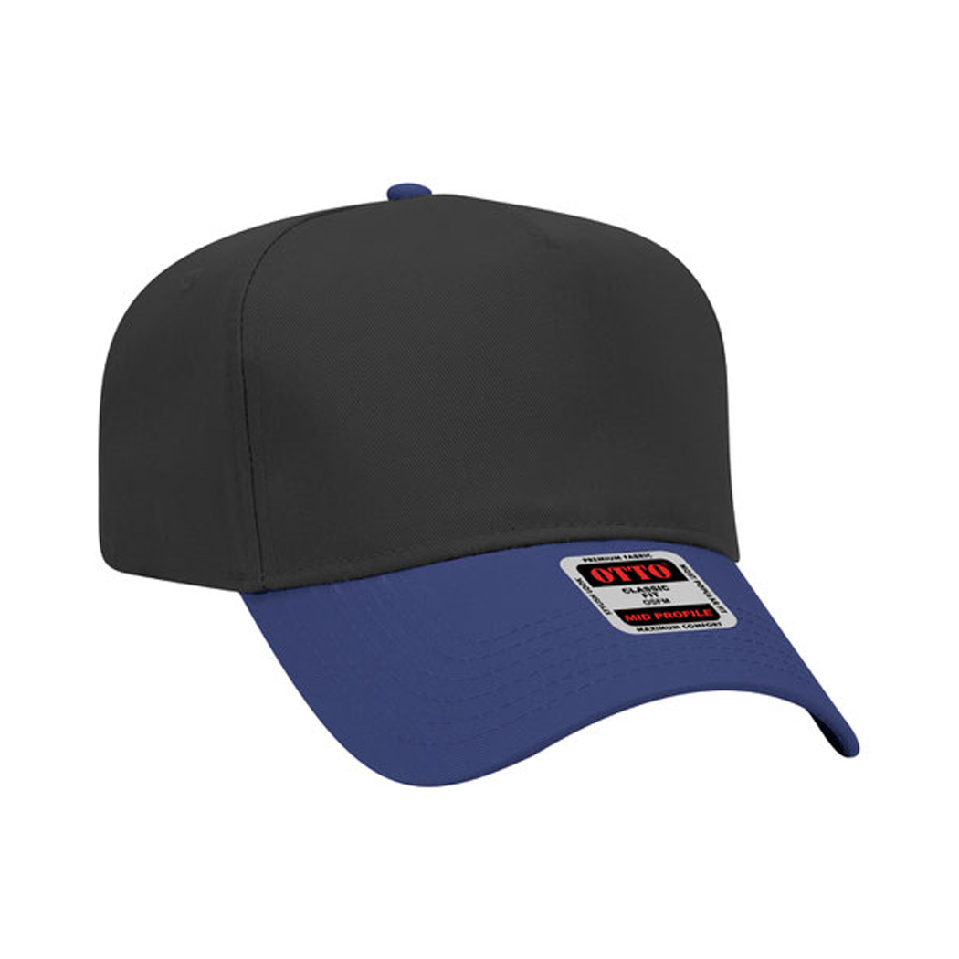 5-Panel Mid Profile Structured Baseball Cap