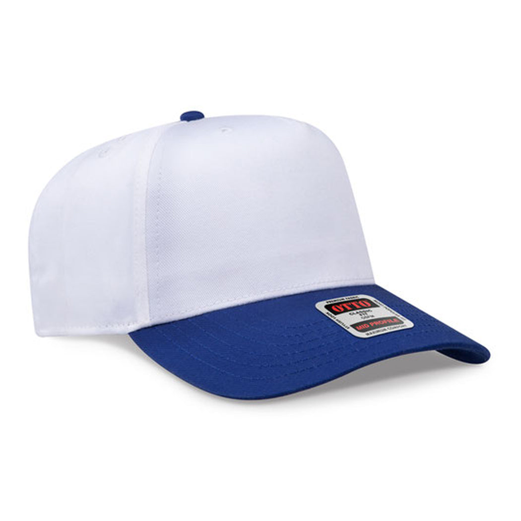 5-Panel Mid Profile Structured Baseball Cap