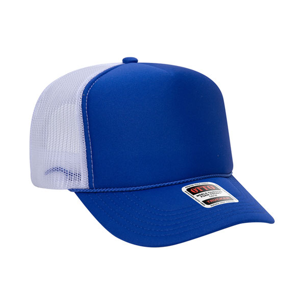 High Profile Mesh Back Foam Trucker Cap