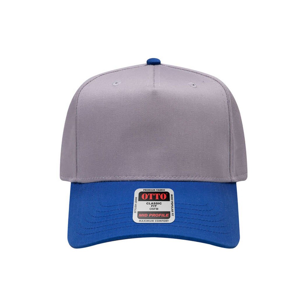 5-Panel Mid Profile Structured Baseball Cap