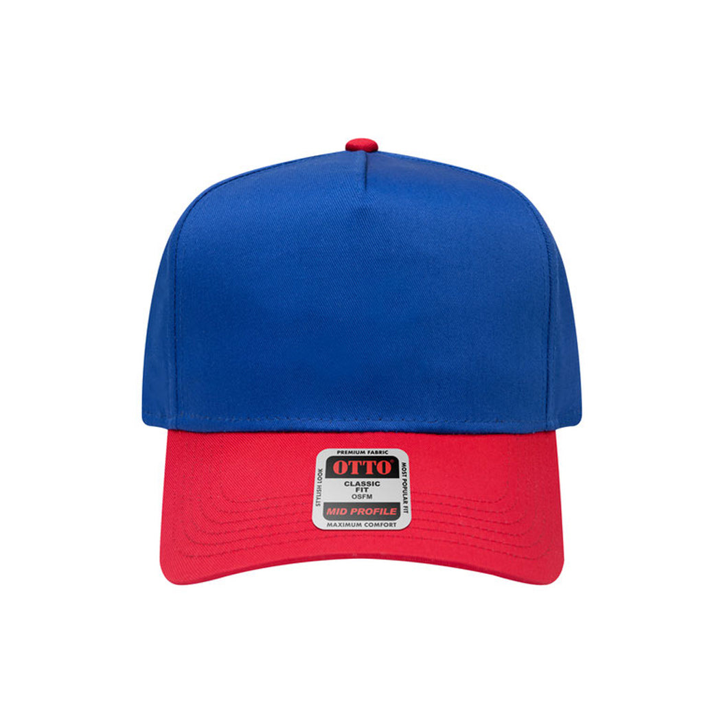 5-Panel Mid Profile Structured Baseball Cap