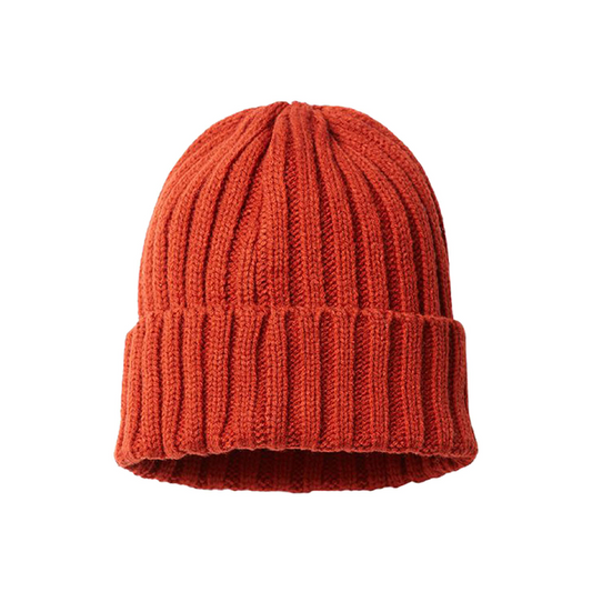 Sustainable Cable Knit Cuffed Beanie