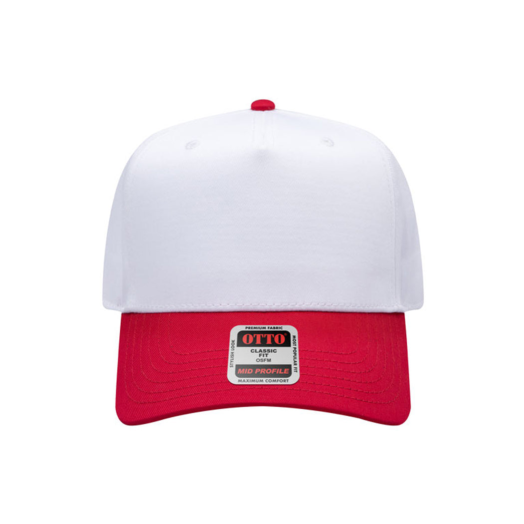 5-Panel Mid Profile Structured Baseball Cap