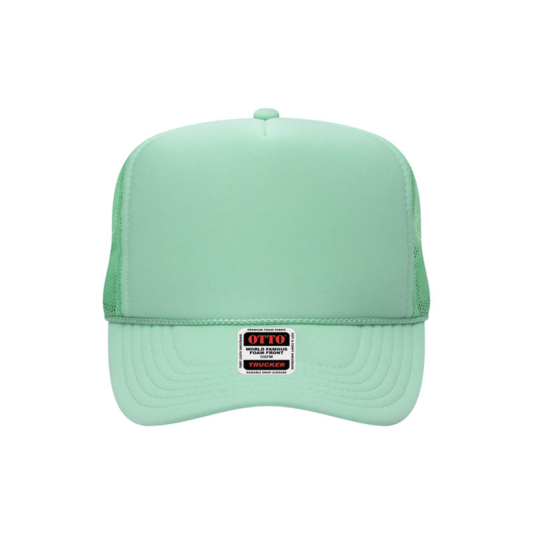 High Profile Mesh Back Foam Trucker Cap