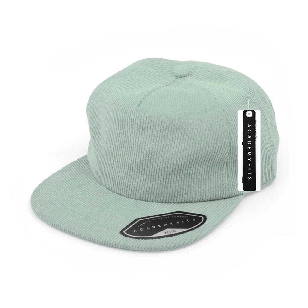 Corduroy Buckle Strapback Hat