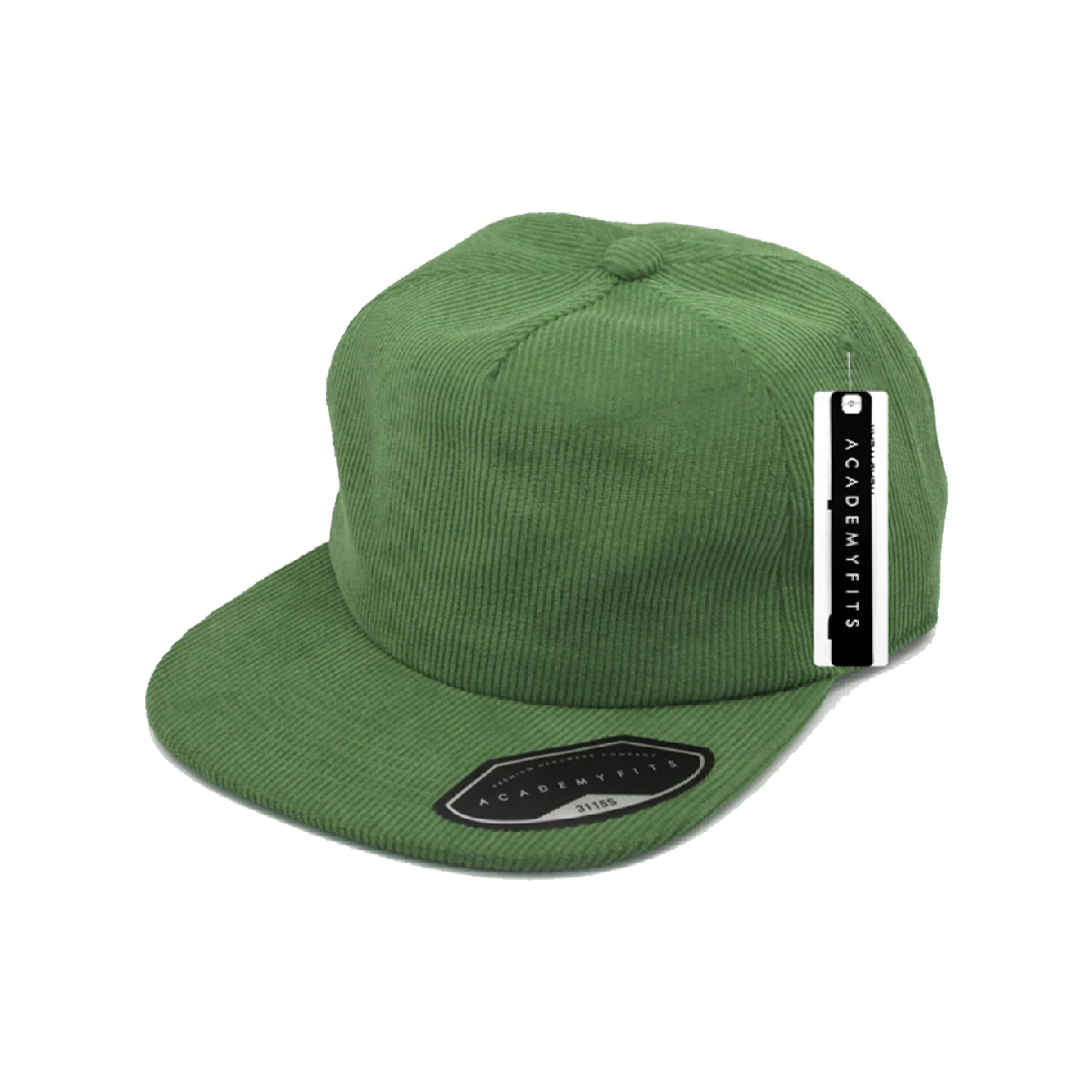 Corduroy Five Panel Snapback