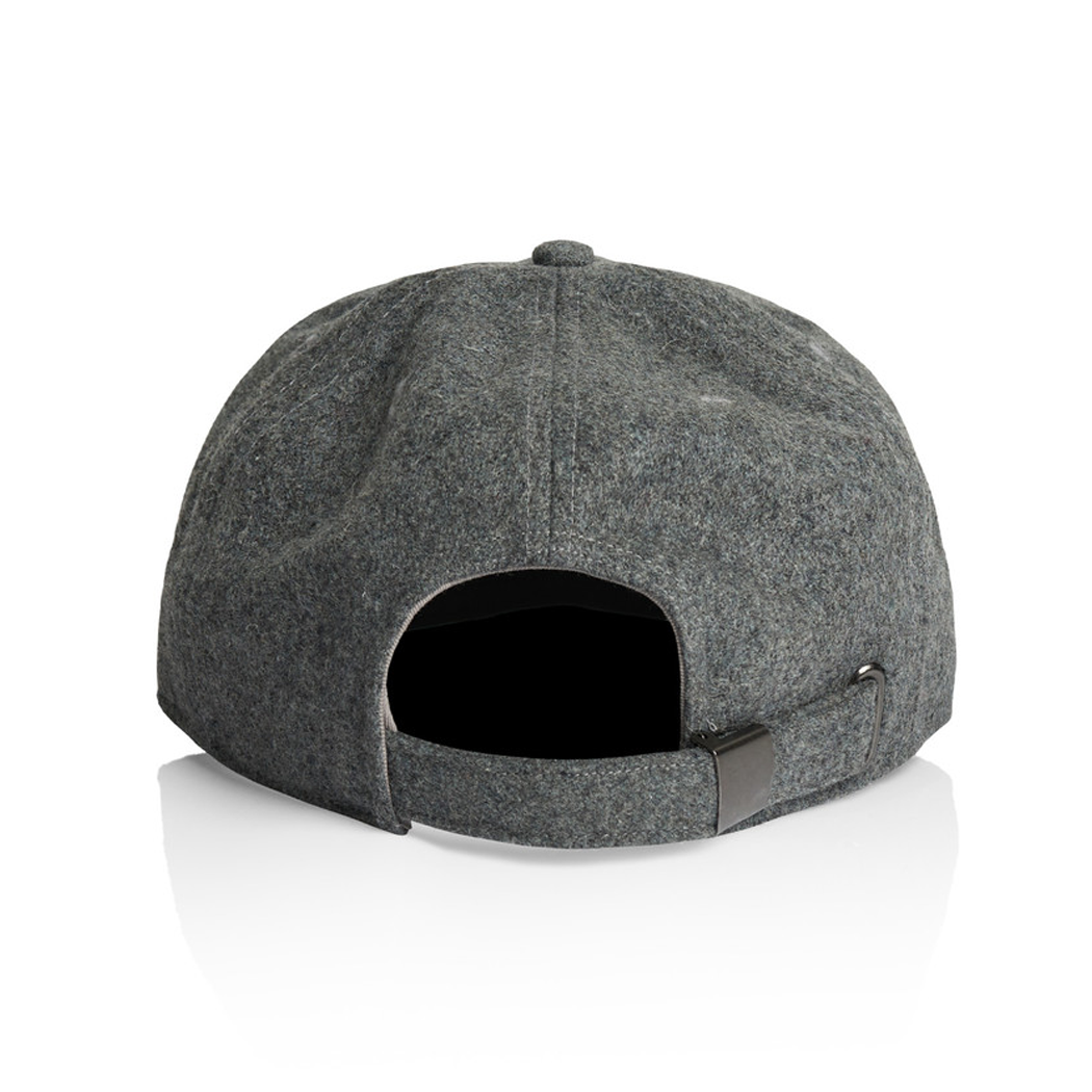 Unstructured Mid Profile Class Wool Adjustable Strapback Cap