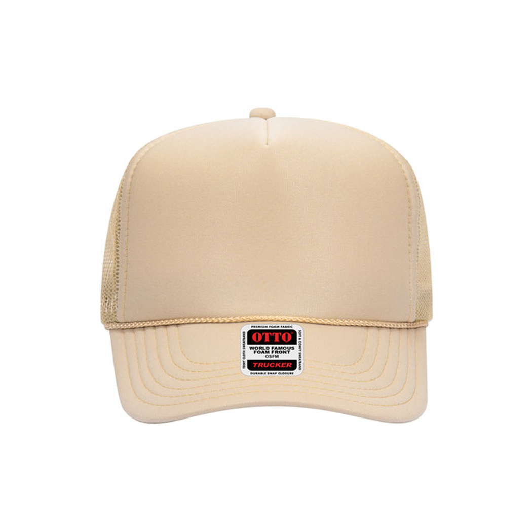 High Profile Mesh Back Foam Trucker Cap