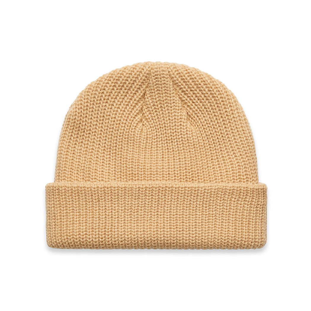 Fisherman Style Ribbed Knit Cable Beanie